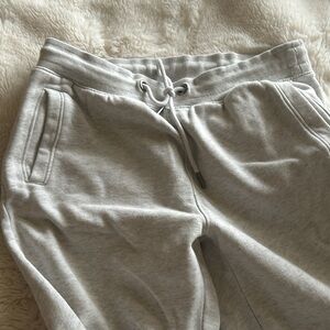 Black and white sweatpants